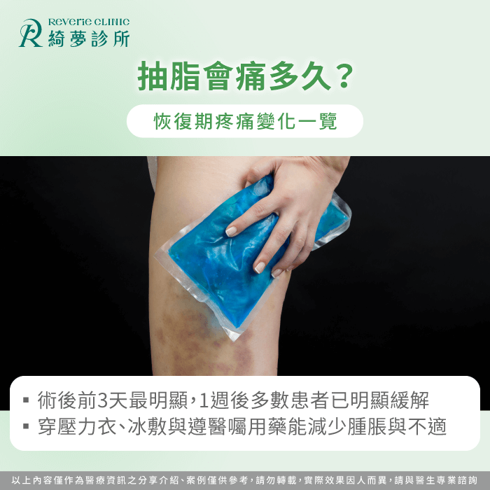 術後分階段變化與減痛照護重點 抽脂疼痛時間-抽脂會痛嗎