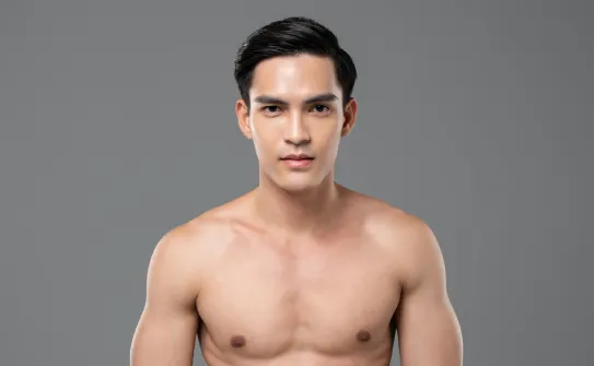 治療男性女乳症有助於連帶雕塑體態,調整身形比例 改善體態-台北東區男性女乳症手術